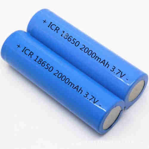 Lithium ion Battery ICR18650 3.7V 2000mAh