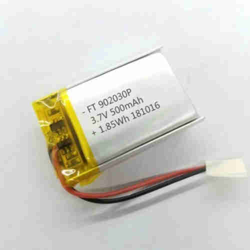 Lithium polymer battery FT902030P 3.7V 500mAh