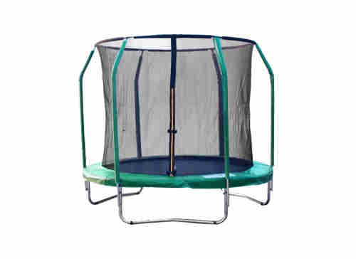 round trampoline with safety net