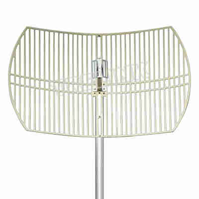 2.4 GHz 24 dBi Die Cast Reflector WiFi Parabolic Grid Antenna