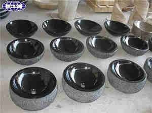 Black Granite Bathroom Sink