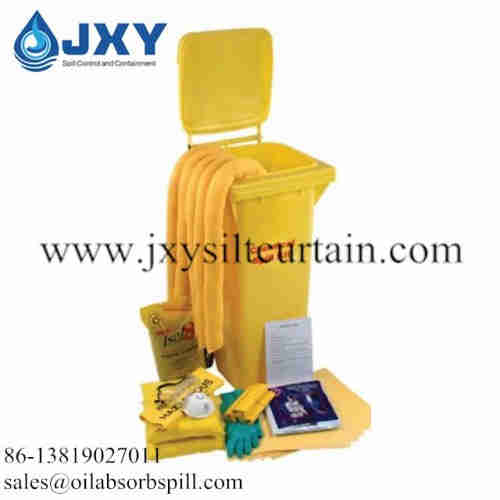 Chemical Spill Kit Wheelie Bin-120LTR