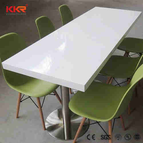 solid surface korean table top / Quartz stone table top / cafe table top 