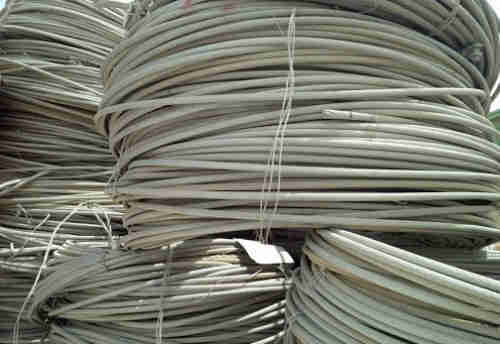 Aluminum wire scrap.