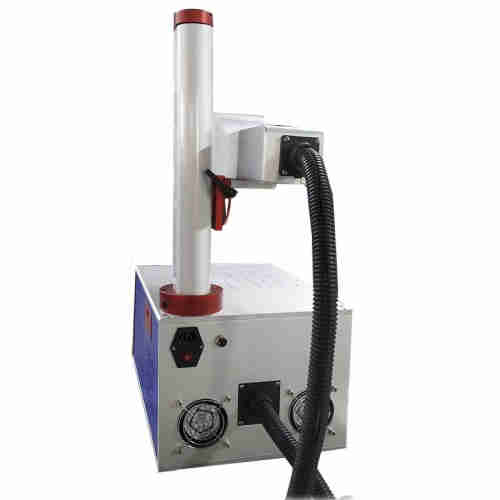 New arrival fiber laser marking machine with Computer inside.