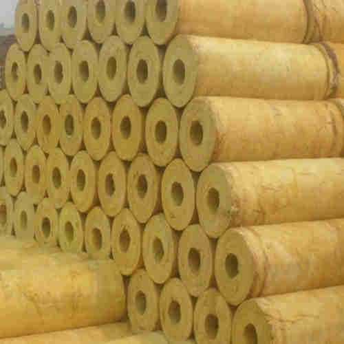 Simple and fast installation Heat Insulation Rock Wool Pipe