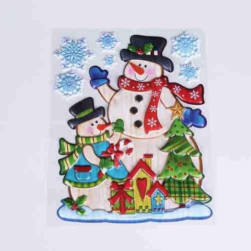 Pop up Christmas Sticker For Window Home Decorations