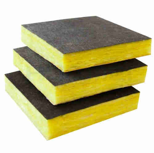  Foil-clad glass wool