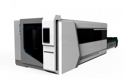  Full Cover Fiber Laser Metal Cutting Machine With Exchange Table MTF3015G 