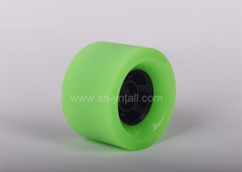 green pu wheels for skate board