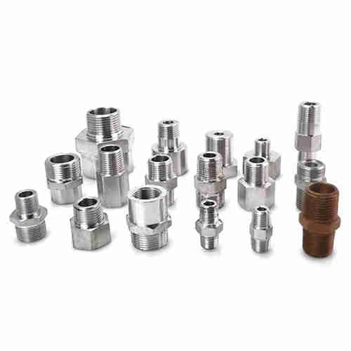 Stainless steel hexagonal double outer thread thickened to the wire connection accessories Variable 
