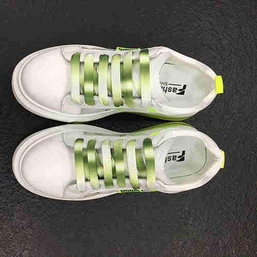 Small white shoes students versatile casual breathable shoes PU material non-slip board shoes
