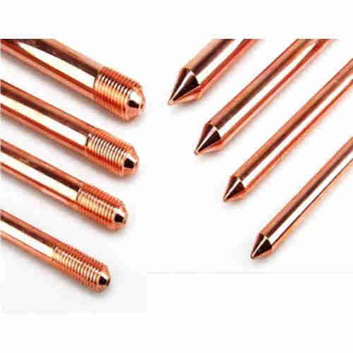 Copper plated ground rod