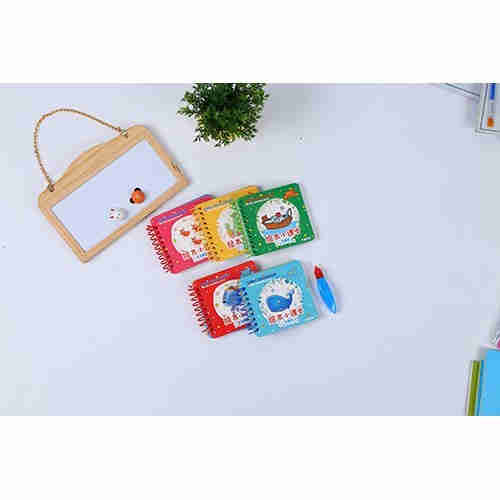 Children's puzzle magic magic water painting book Kindergarten children creative manual reusable pai