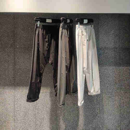2020 new spring and summer men's haren pants low crotch baggy pants trendy casual pants