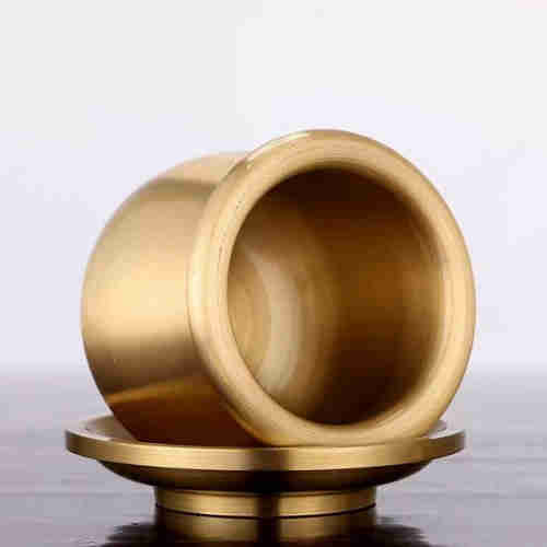 Pure bronze Buddha water cup for household worship water cup Buddha great mercy holy water Cup Guany