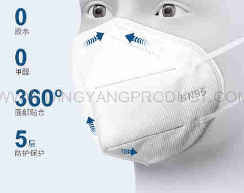  ffp2 Mask  Disposable Face Mask 5 Layer ffp2 Nonwoven Face Shields with Earloop 