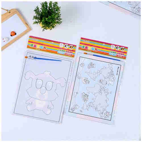 Magic water Sketch book For kindergarten children's manual creativity can be used to make a painting