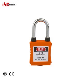  38mm Dustproof Steel Shackle Safety Padlock EP-8521D~EP-8524D  ABS Safety Padlock