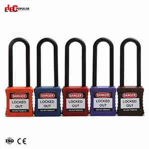  76mm Insulation Shackle Safety Padlocks EP-8551L~EP-8554L  ABS Safety Padlock