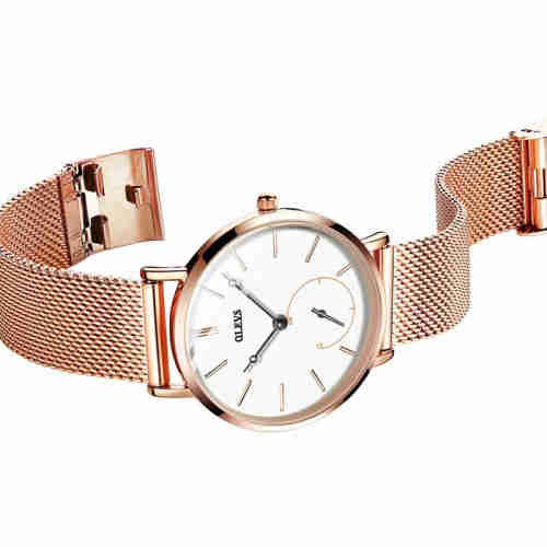 OLEVS Lady double dial net with quartz watch