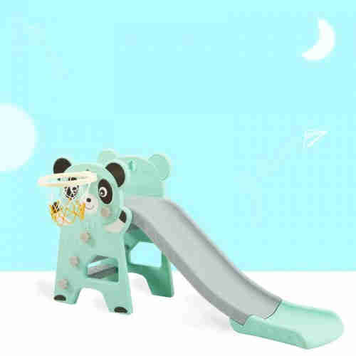 Small slide Indoor slide combined with cartoon for children