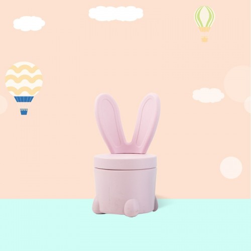Children's chair storage stool household cartoon rabbit double plastic chair for early education cre