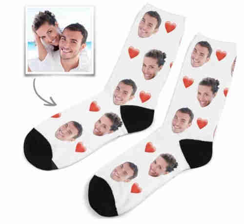 Photo Socks, Custom Love Face Socks