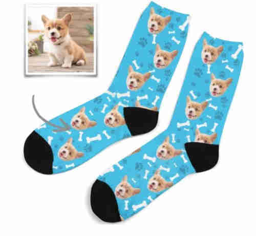 Photo Socks, Custom Dog Face Socks