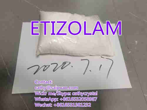 Manufacturer ETIZOLAM CAS 40054-69-1 Etizolam Flualprazolam(cathy@saipuao.com)
