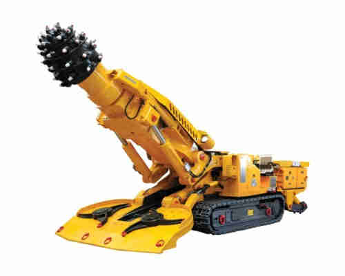 coal salt hard rock mining machine