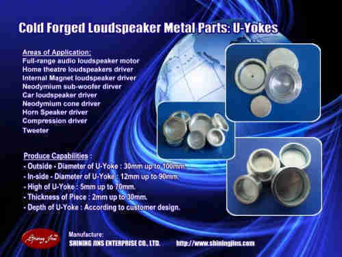 Neodymium cone driver U yoke pot