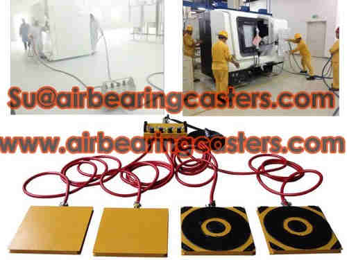 Air casters rigging systemswill protect your floor when moving