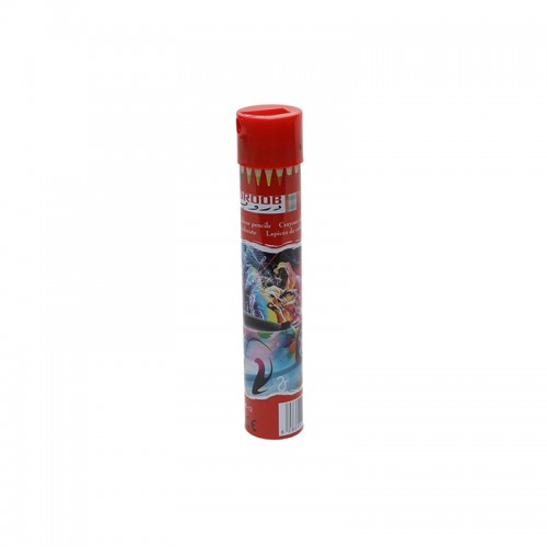 Wholesale Custom Printing 12pcs Color Pencil Tin Metal Container Plastic Cover With Or Without Sharp