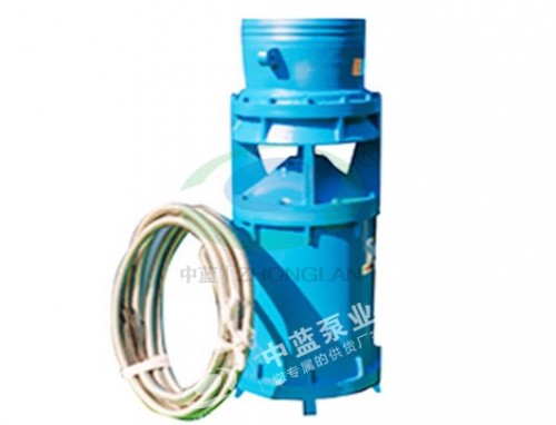 Mid-suction axial-flow pump