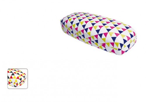  sublimation triangle printing Metal optical eyeglass case  