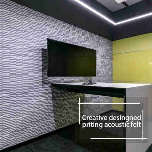 Creative Designed Priting Acoustic Felt