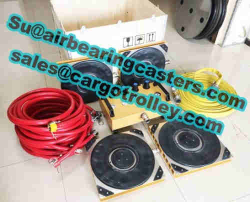 Air bearing casters are simple to operate and affordable