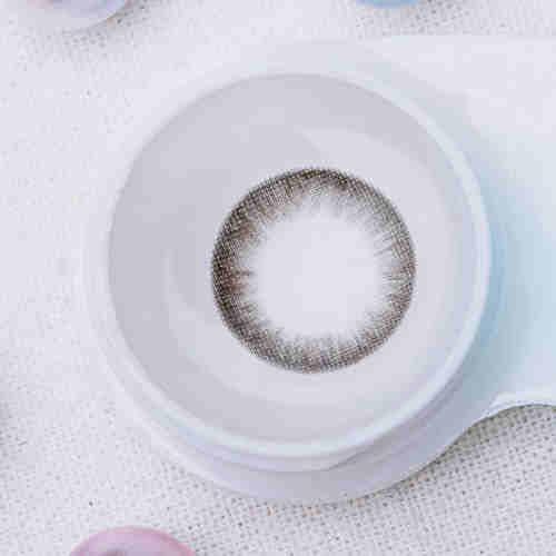 Erdaylens fashion contact lenses 1 piece per year soft hydrophilic contact lens silent black