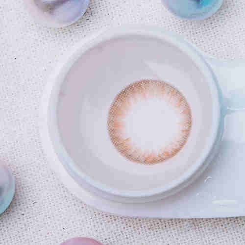 Erdaylens fashion contact lenses 1 piece a year soft hydrophilic contact lens warm brown