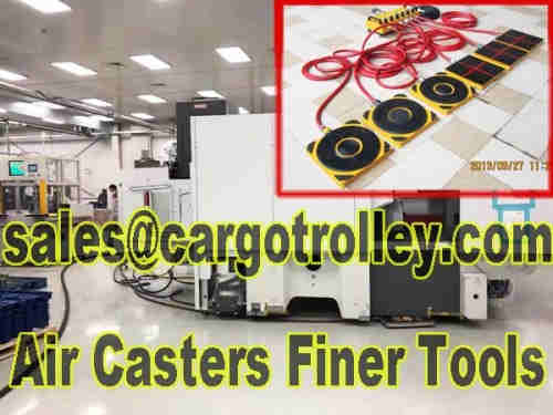 Air caster rigging systems for anyone can use with no special training is workable