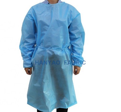 Disposable PP pe Isolation Gowns