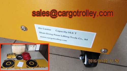 Air bearing casters SD Finer brand rigging any loads with the best easy way. 