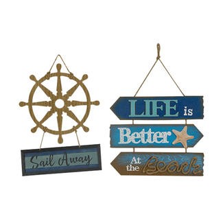 Tabletop Ship Wheel Decoration