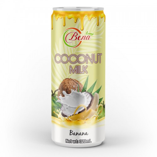 Natural Coconut Milk Mango Drink 320ml Cans from BENA beverage companies