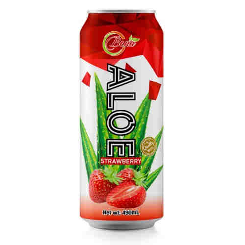 Maximum Strength Natural Aloe Vera Juice Strawberry from BENA beverage conpany