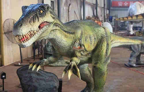  medium size animatronic dinosaur with movement simulation for indoor display