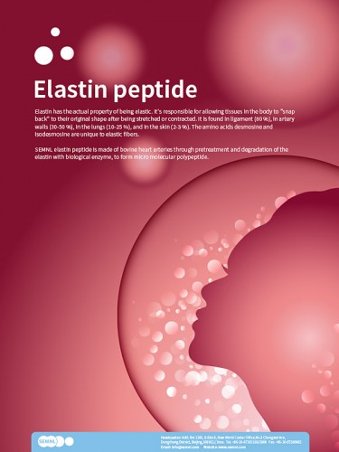  Elastin Peptide treatments to smooth skin texture