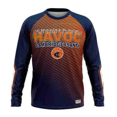 Spring Wholesale long sleeve customized blank basketball shooting shirts