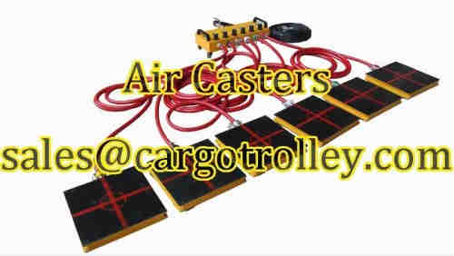 Air casters know as air bearings